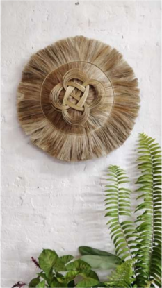 Picture of FLORA JUTE & BAMBOO WALL DECOR