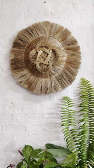 Picture of FLORA JUTE & BAMBOO WALL DECOR