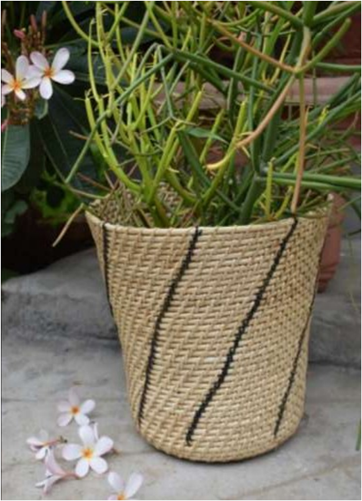 Picture of STRIPES LACING PLANTER