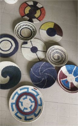 Picture of Grass Wall Plates/ Trivets & Baskets