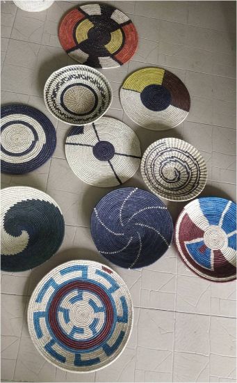 Picture of Grass Wall Plates/ Trivets & Baskets
